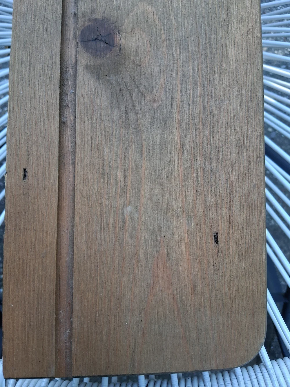 Vintage Wood Heart Wall Shelf Plate Rack Country Cottage 23.5 Inches